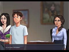 Summertime Saga Russian Worker With Huge Tits Sits On Big American Cock Svetlana Scenes