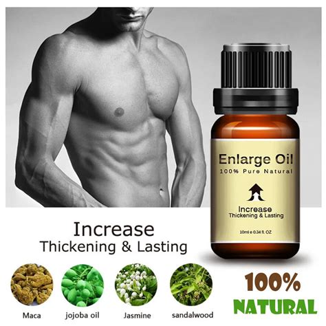 Hot Sale 10ML Sex Enlargement Essential Oil Pure Natural Bigger Longer Delay Enlarge Sex