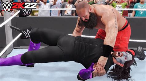 WWE 2K22 Braun Strowman VS The Undertaker Tournament Quarterfinals