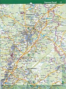 Карта Московской области. Московская область - подробная ...