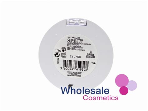 6 X Maybelline Superstay 16HR Full Coverage Powder Foundation 24 FAIR NUDE