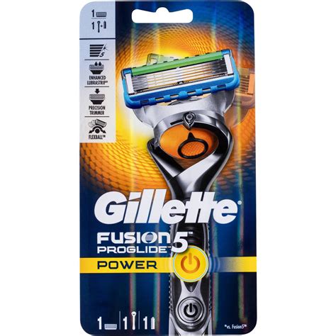 Gillette Fusion Proglide Power Shaving Razor & Battery Each | Woolworths