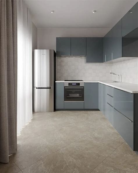 Кухня №27923 под майолику в Москве - КЕРАМ МАРКЕТ®