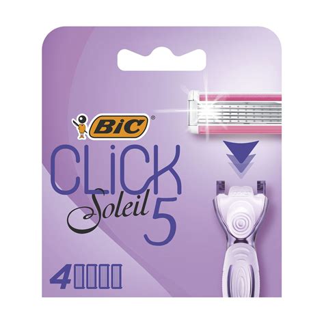 Сменные картриджи для бритья BIC Click Soleil 5 женские, 4 шт - купить ...