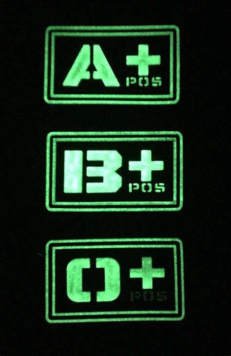 Pvc Blood Type Patch Durable Medical
