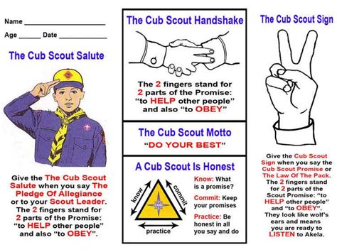 37+ Best images Cub Scout Oath Coloring Page / Girl Scout Brownies ...