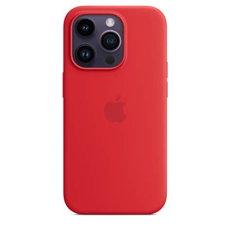 iPhone 14 Pro Silicone Case with MagSafe - (PRODUCT)RED - Apple