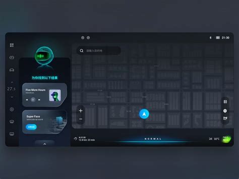 Xpeng P7 Hmi Voice Map Navigation 夜间模式 By Shubo On Dribbble