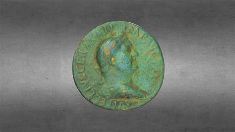Vitellius Sestertius Test 3d Model By Emanuele De Gattis