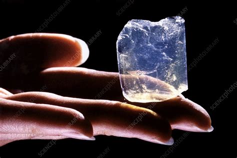 Aerogel - Stock Image - T742/0080 - Science Photo Library