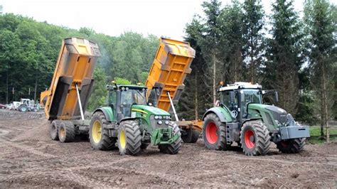 Terrassement Fendt John Deere Claas Deutz Fahr Youtube