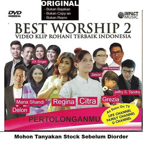 Jual Best Worship Kompilasi Video Musik Rohani Kristen Dan Katolik