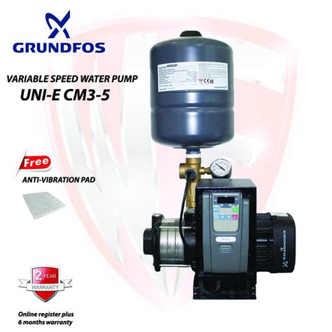 Grundfos Uni E Cm3 5 Automatic Variable Speed Home Pressure Booster 2 Years Warranty 6months