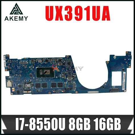 Asus ZenBook S UX391UA XB74T UX391U 노트북 마더 보드 Intel Core I7 8550U 8GB ...