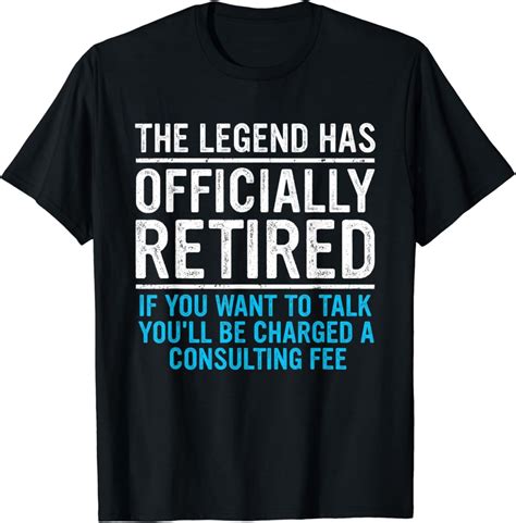 Hot Trending T Shirt With The Legend Has Retired Father Funny Retirement T Shirt Design Preview