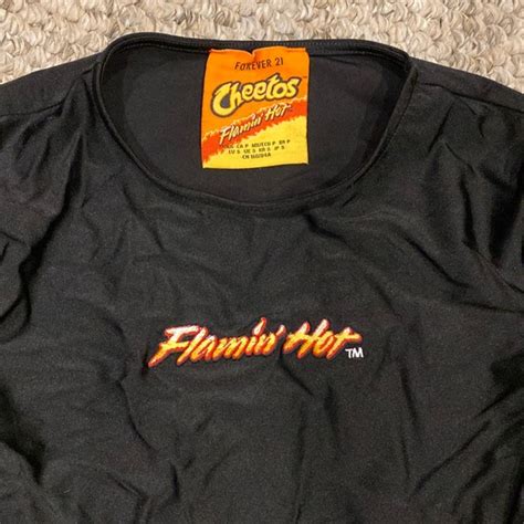 Forever 21 Tops Flamin Hot Cheetos Crop Top Poshmark