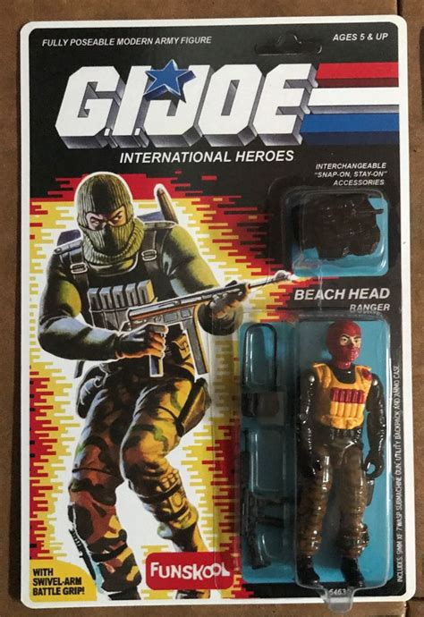 GI Joe Beach Head Variants Set Of 4ea Etsy Gi Joe American Heroes