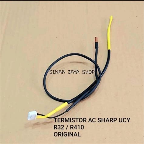 Jual THERMISTOR AC SHARP R32 R410 UCY ORIGINAL Kab Bekasi SINAR