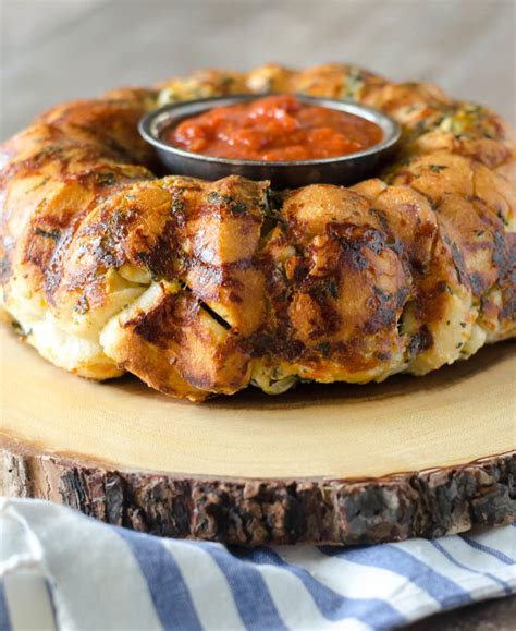 Pull Apart Cheese Stuffed Spinach Artichoke Bread Go Go Go Gourmet