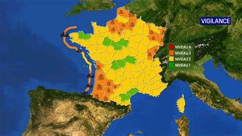 Crues Et Vagues Submersion 24 Départements Placés En Vigilance Orange