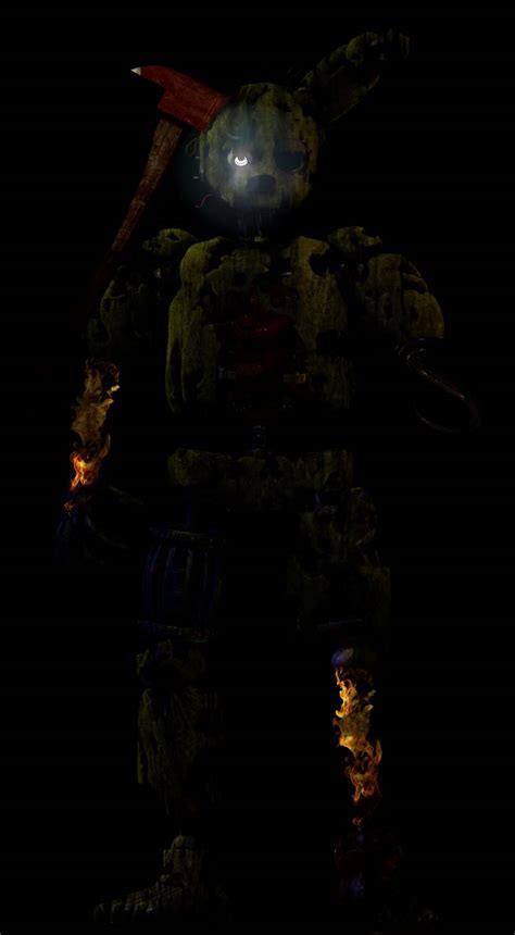 Burned Springtrap By Mrweirdu On Deviantart