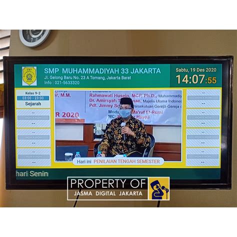 Jual Papan Informasi Digital Untuk Sekolah Madrasah Digital Signage