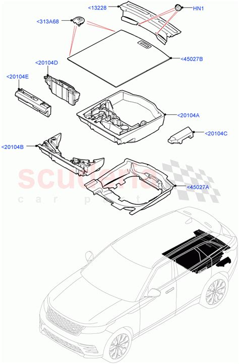 Load Compartment Trim Floor Parts Scuderia Car Parts