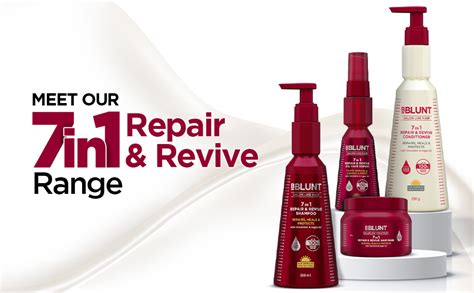 Buy Bblunt 7 In 1 Repair And Revive Shampoo For Upto 100 Damage Repair 300ml Addresses 7