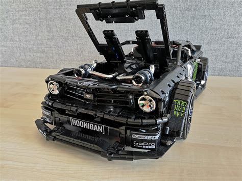 LEGO MOC Ford Mustang Hoonicorn V2 by Loxlego | Rebrickable - Build ...
