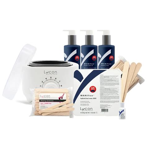 Lycon MANifico Professional Hot Waxing Kit National Salon Supplies