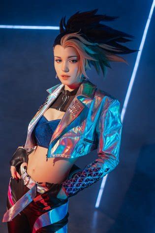 Shirogane Akali KDA Neon All Out Set Luscious Hentai Manga Porn