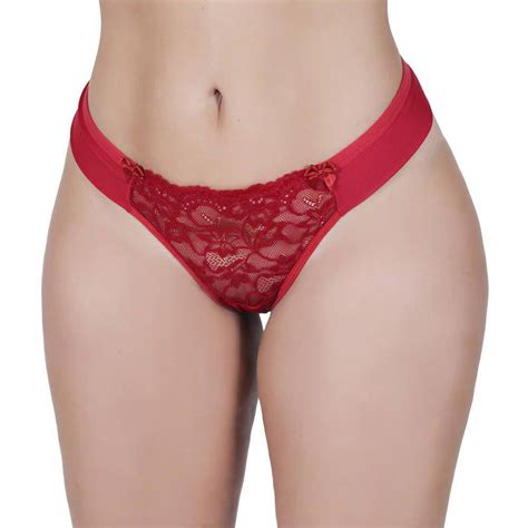 Calcinha Plus Size Fio Dental Lingerie Ponto