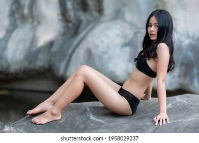 Portrait Asian Sexy Woman Wear Bikini Stock Photo Shutterstock