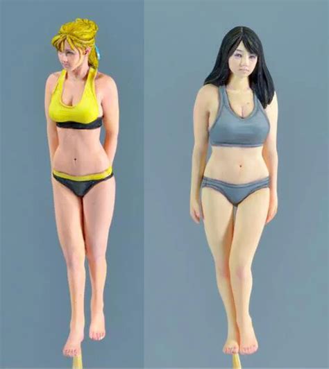 1 35 Scale Unpainted Resin Figure Bikini Girl 2 Figures In Model