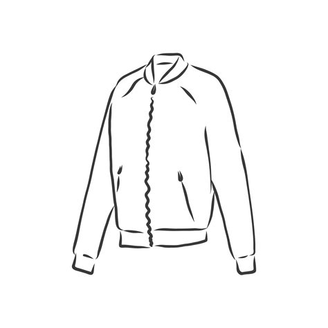 Tracksuit Vector Sport Fashion Garment Man Tracksuit Vector Sketch