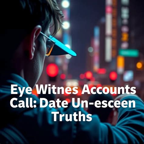 Eye Witness Accounts Capture Unseen Truths : MysteryLores