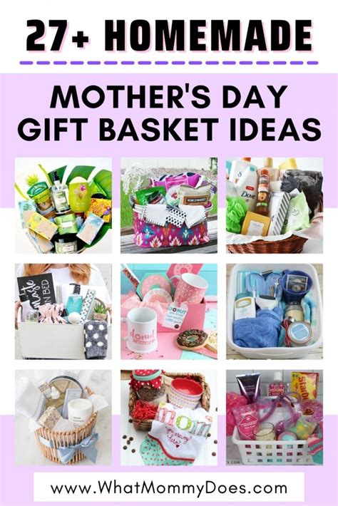 27 Homemade Mothers Day T Basket Ideas What Mommy Does