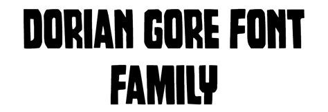 Dorian Gore Font Dafont Free Font