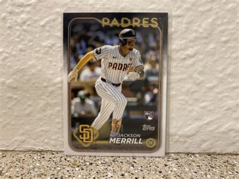 Topps Series Jackson Merrill Rookie Sp Image Variation Card