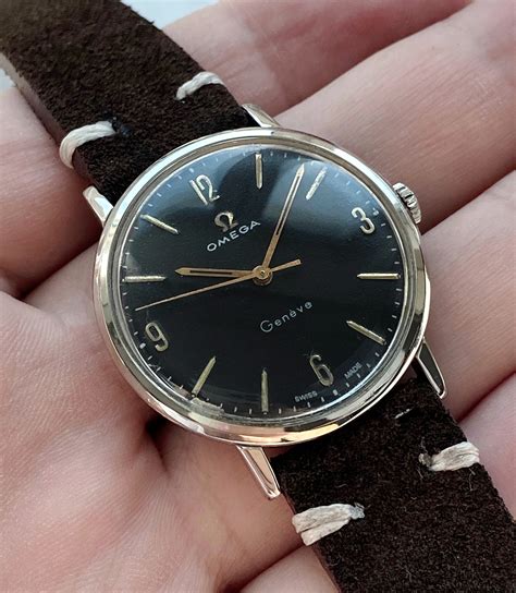 Vintage Omega Geneve Black Dial Vintage Portfolio