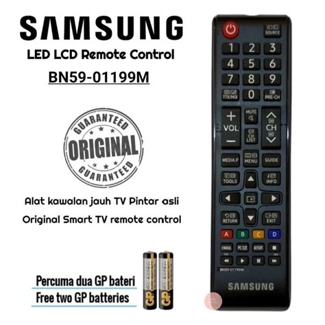 Original Samsung Led Lcd Plasma Tv Remote Control Bn M Shopee