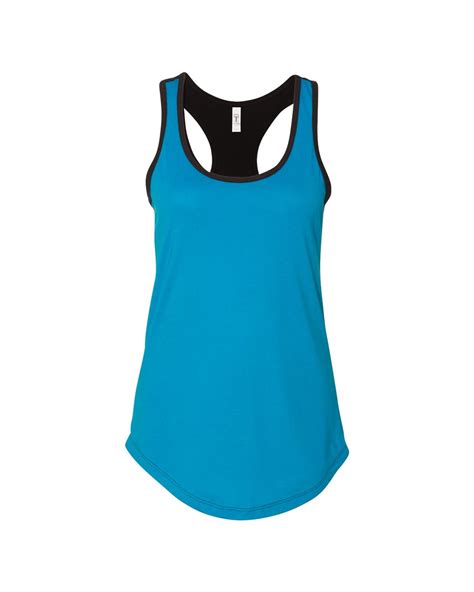 Next Level Women S Ideal Colorblocked Racerback Tank