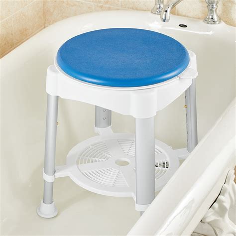 Adjustable Swivel Shower Stool | Collections Etc.