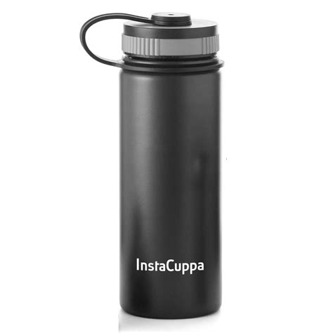 Instacuppa Insulated Water Bottle Ml With Wide Mouth Lid Double