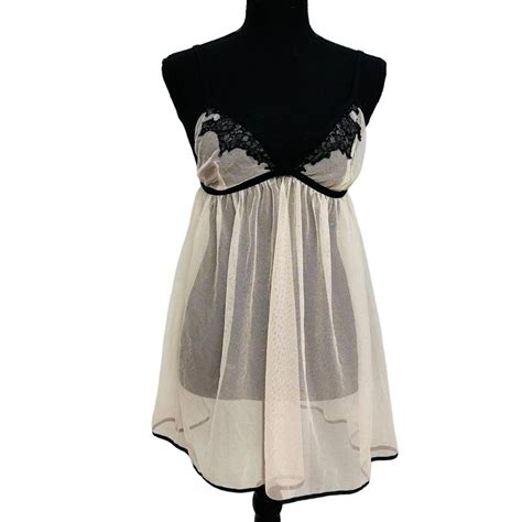 Victorias Secret Baby Doll Lingerie Dress Brand Depop