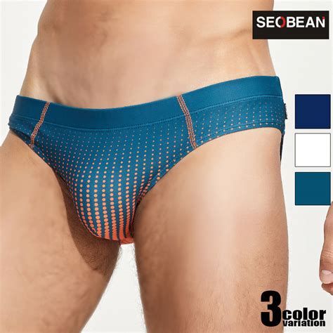 楽天市場SEOBEAN セビン GRADIENT COLOR SWIM BIKINI ドット柄 グラデーション スイムウェア ビキニブリーフ型 メンズ水着 海水パンツ 海パン 男性水着