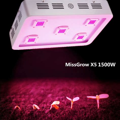 Missgrow X W Cob Led Grow Light Kit Full Spectrum Nm For