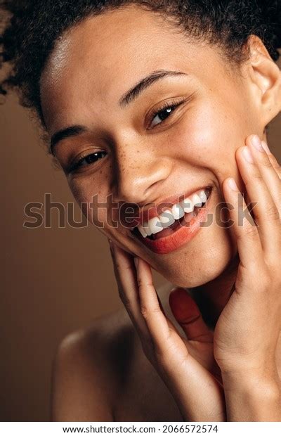 Fashion Model Woman Nude Makeup Posing Stock Photo 2066572574 Shutterstock