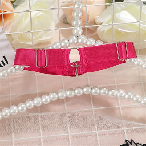 Fetish Costumes Adjustable Choker Sexy Embroidery Lingerie See Through Underwear Bikini Set