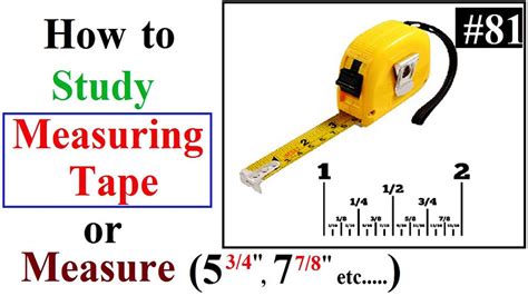 How to study decimal value in a measuring tape - Engineering Feed